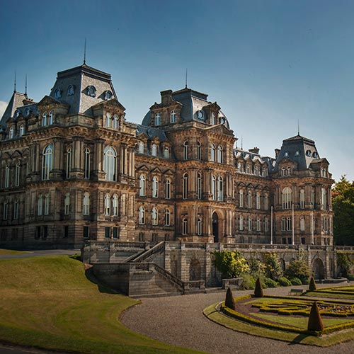 Exterior of Bowes Museum